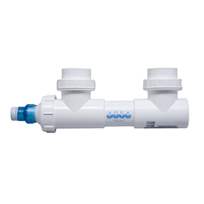 A00010 Aqua UV Classic - 8 Watt Clarifier/Sterilizer - White - 2" Ports